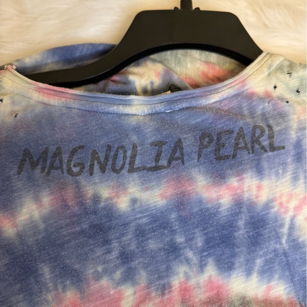 Magnolia Pearl Tie-Dye Love Top - Pink, Blue, White - Picture 4 of 12